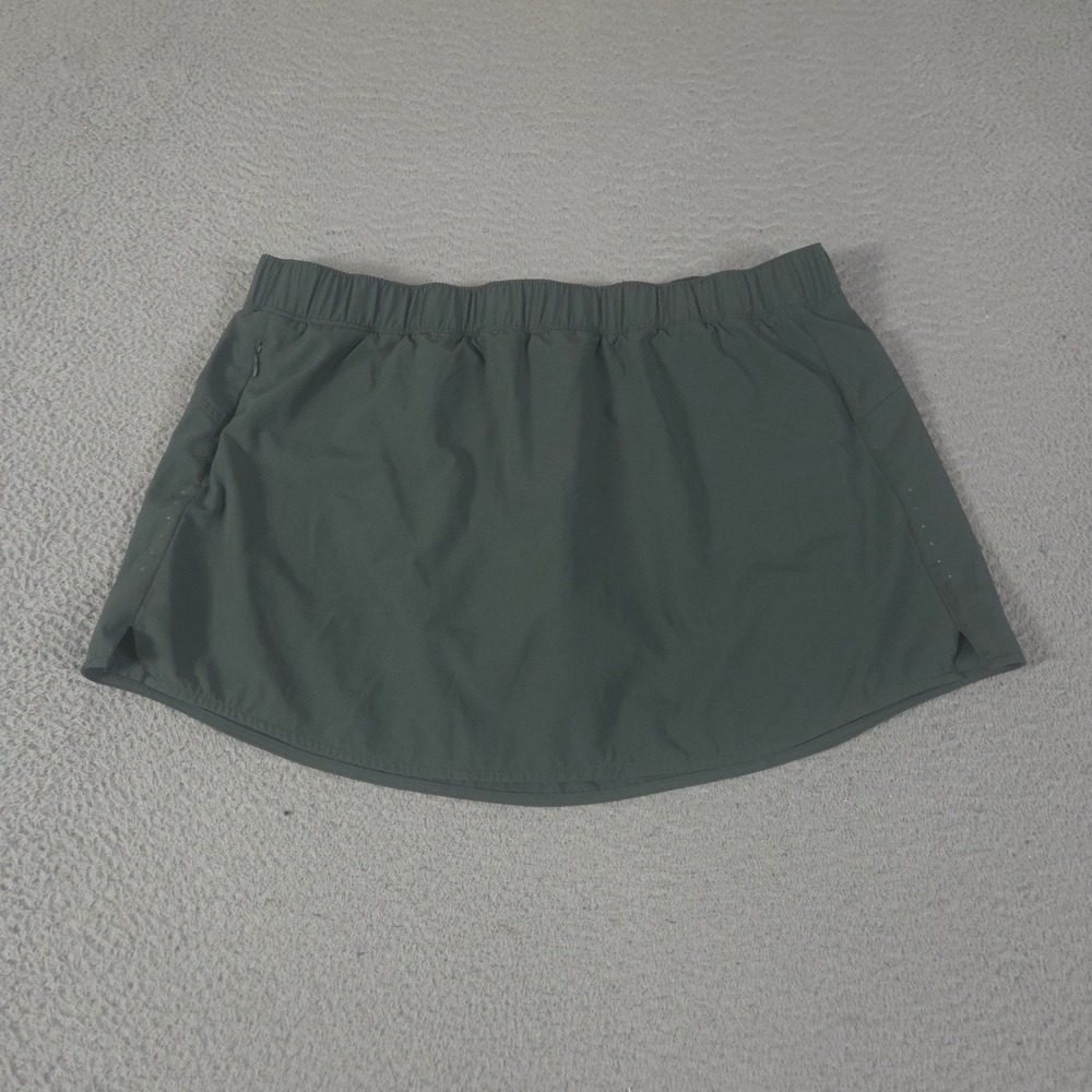 Old Navy Skort Womens XL Green StretchTech Lined Mid-Rise Quick Dry Activewear